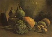 Vincent Van Gogh Still life with Vegetables and Fruit (nn04) oil painting artist